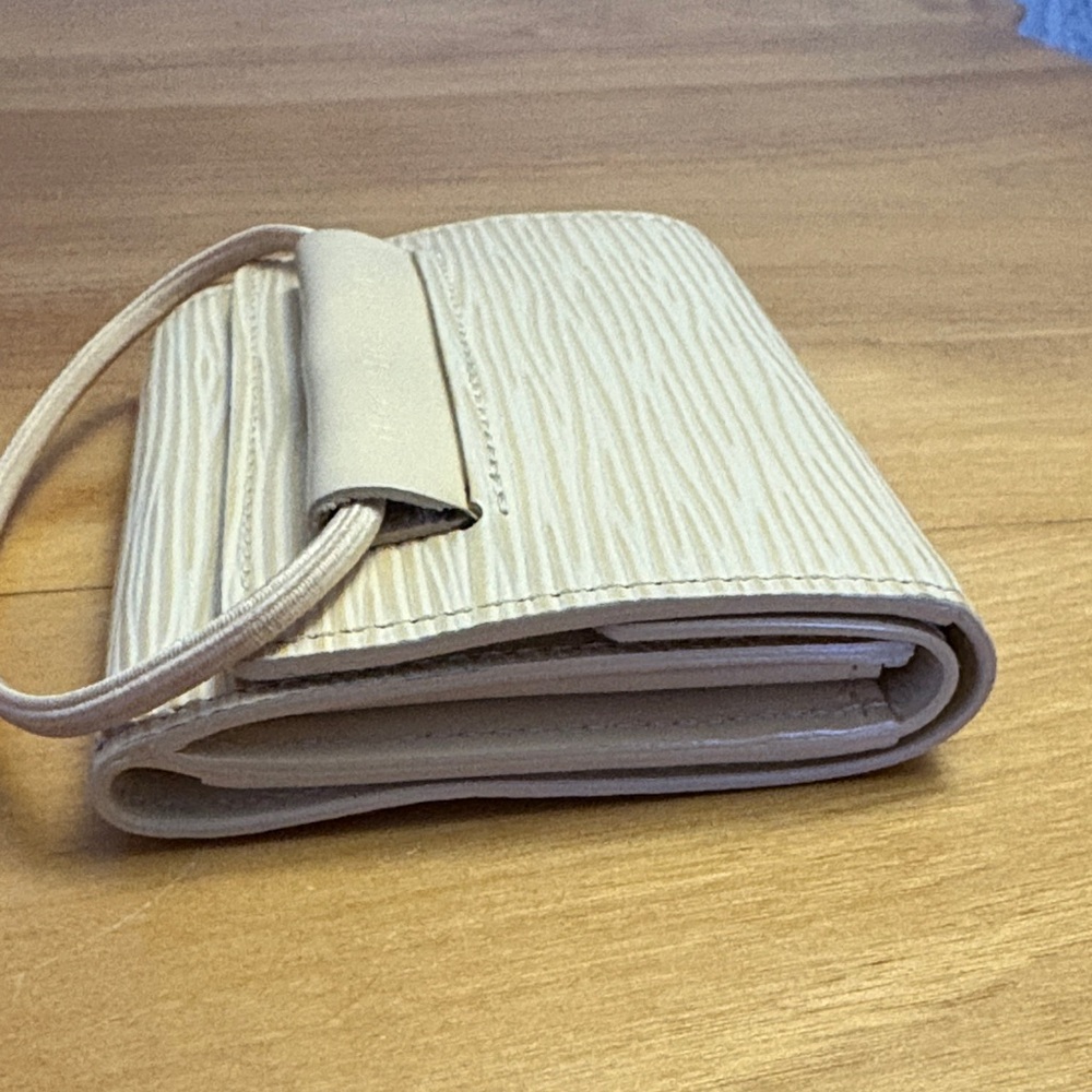 Louis Vuitton Portefeuille Elastique Trifold wallet Vanilla Epi Leather - Picture 5 of 15
